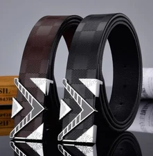 Luxury Designer V Belt Men Women V Buckle Waist Strap Belt for Jeans Waistband