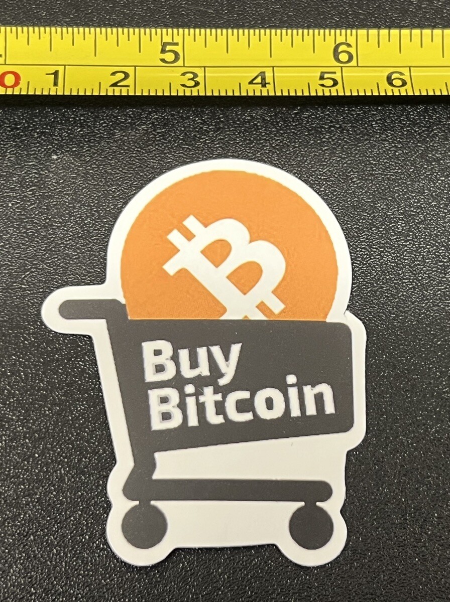 Buy Bitcoin Sticker BTC Cryptocurrency Waterproof Vinyl Decal Ethereum |  eBay