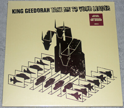 King Geedorah Take Me To Your Leader 2xLP Deluxe Edition Red Vinyl MF DOOM OOP
