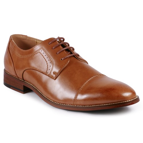 Round Toe Lace Up Oxford Dress Shoe | eBay