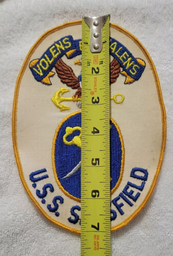 Vintage Original US Navy USS Sarsfield Destroyer Jacket Patch - 第 4/4 張圖片