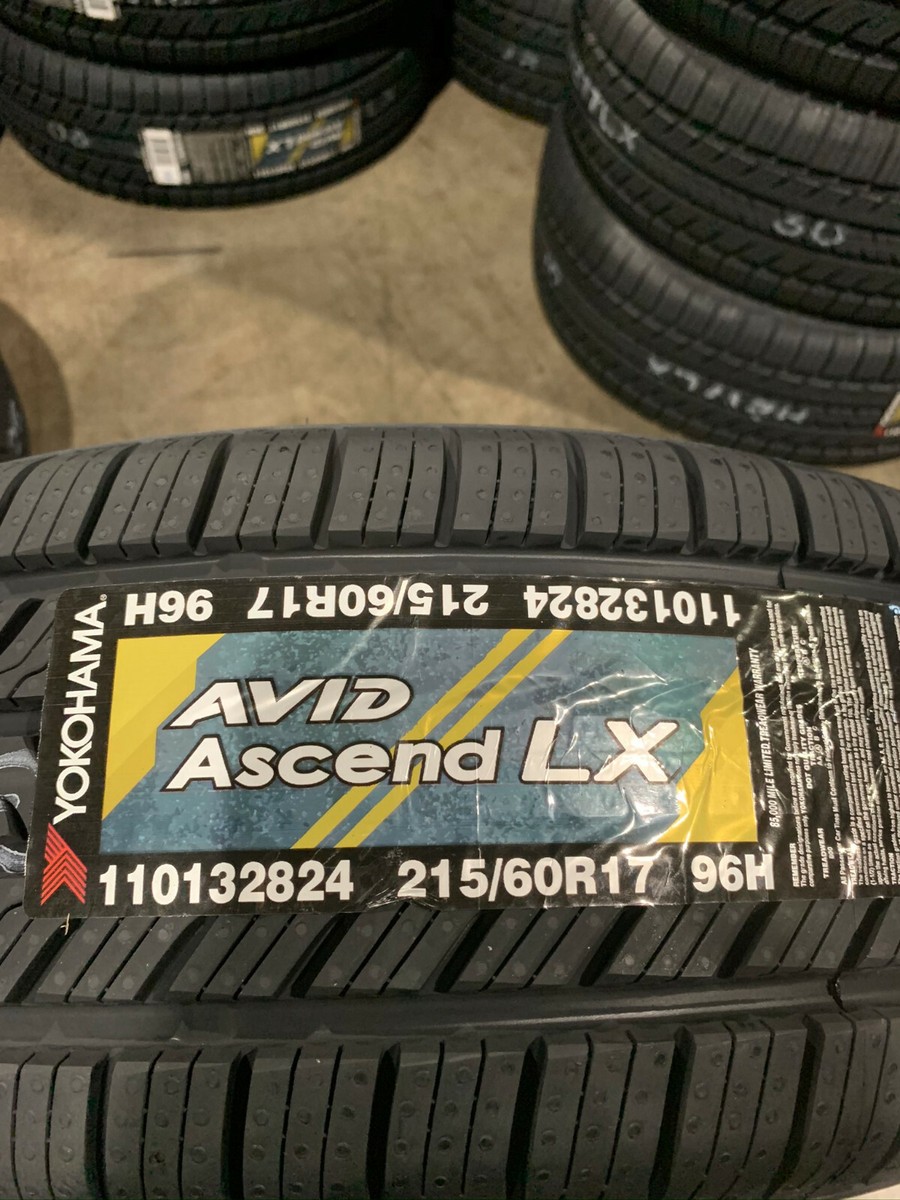 2 New 215 60 17 Yokohama Avid Ascend LX Tires | eBay