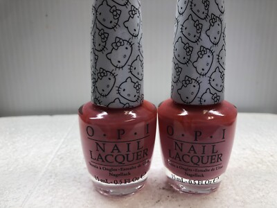 2 x OPI SUPER CUTE IN PINK (NL H87)