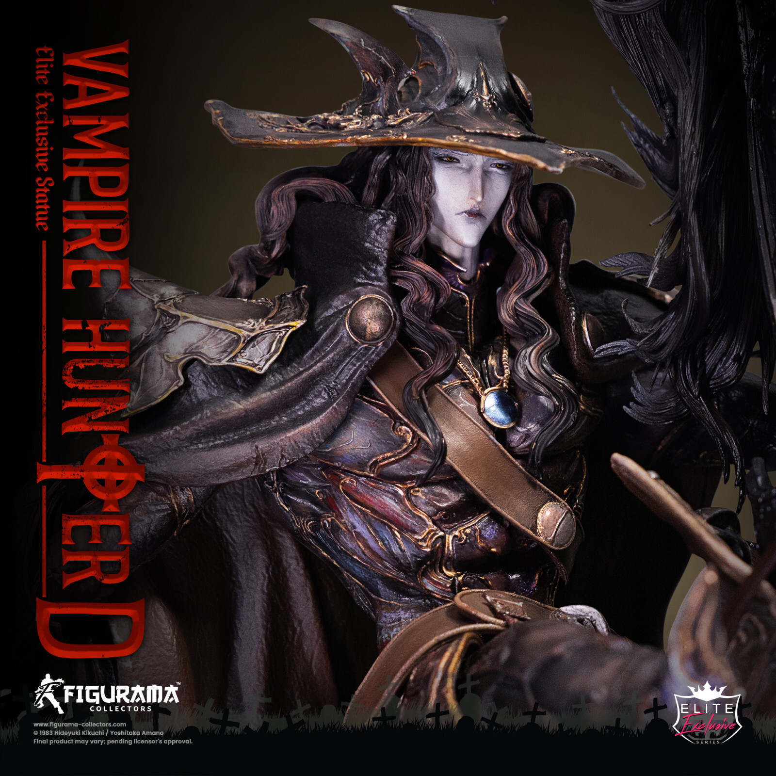 Figurama Studio Vampire Hunter D 1/6 Resin Statue Model In Stock NEW