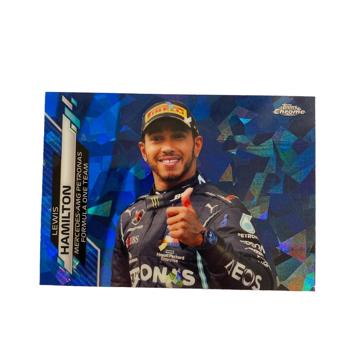 2020 LEWIS HAMILTON TOPPS CHROME FORMULA 1 F1 SAPPHIRE 174 | eBay