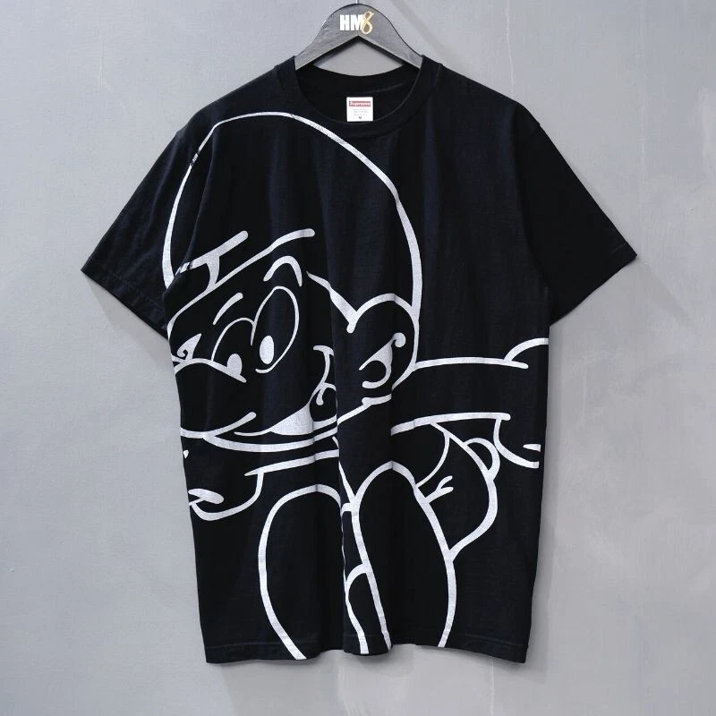 Authentique Schtroumpfs Suprêmes Noir T Medium jamais ouvert