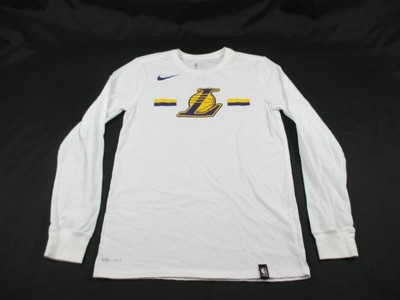 lakers white long sleeve