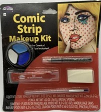 Fun World Comic Strip Make-Up Kit Halloween Costume