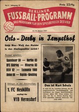 12./13.01.1957 Blau-White 90 - Viktoria 89, Spandauer SV - Hertha 03 Zehlendorf