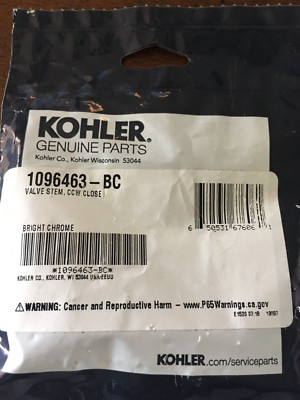 Kohler 1096463-BC Valve Stem CCW Close GENUINE Kohler