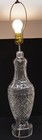 VINTAGE WATERFORD Crystal Table Lamp. Working, NO SHADE 33"  — photo 1