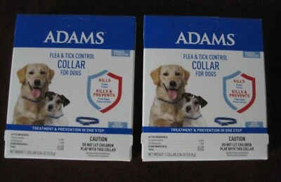 Adams Flea and Tick Control Collar For Dogs 7 Month 2 Pack #100524189