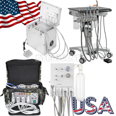 Dental Delivery Cart Treatment/Turbine Unit/Air Compressor Suction System 4Hole 