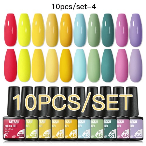 Nuevo 7/10/12 PIEZAS/CONJUNTO Esmalte de Uñas en Gel para Gatos Brillo Set 9D Gel Remojo Kits de Arte en Uñas - Imagen 67 de 113