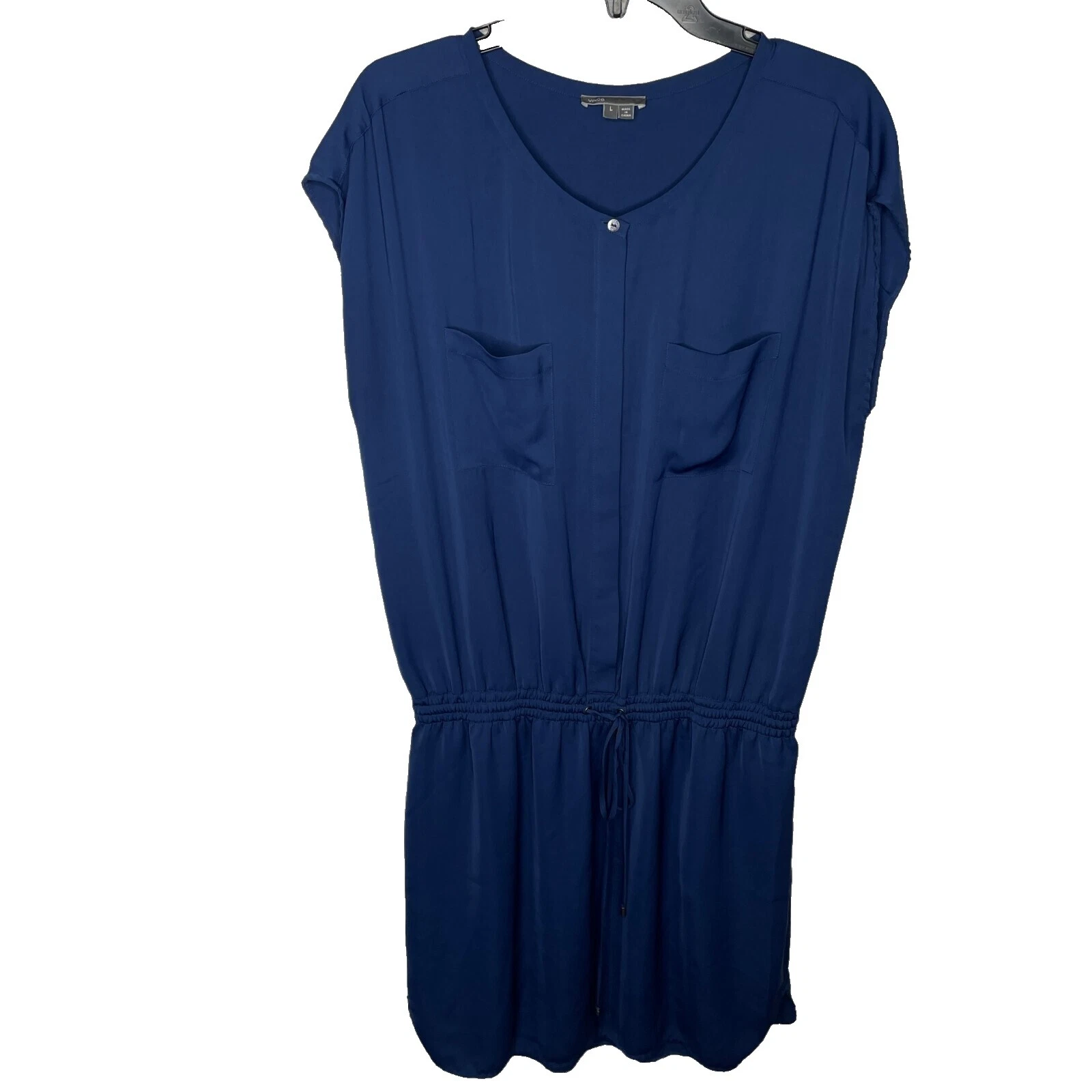 Vince Short Polyester Shirt Dresses for Women