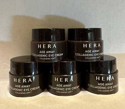 HERA Age Away Collagenic Eye Cream 5ml X 5 Pcs = 25ml Anti-wrinkle K-Beauty