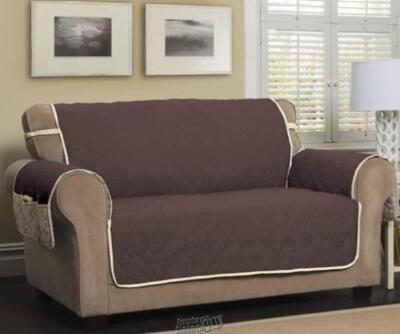 5-Star Waterproof Sofa Protector Chocolate Brown 