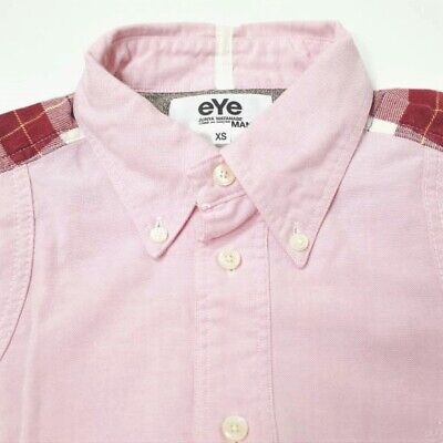 eYe JUNYA WATANABE MAN x Brooks Brothers Oxford + Flannel BD Shirt WN-B902  XS