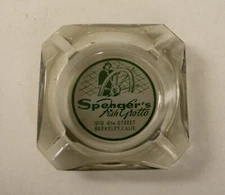 Spengler's Fish Grotto Ashtray (R3F/JSF6) 4th Street Berkeley California