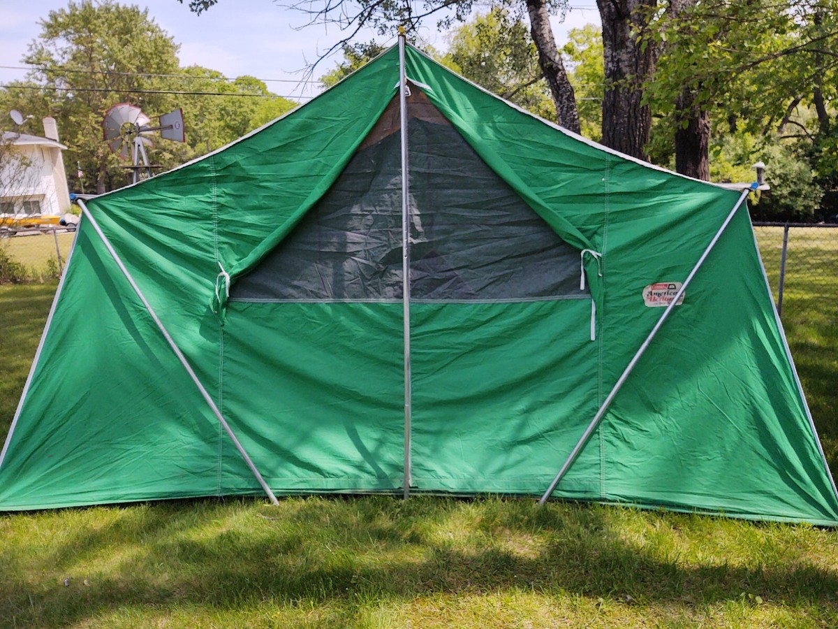 Coleman Cabin Tent Canvas 13x10 Heritage Wow! | eBay