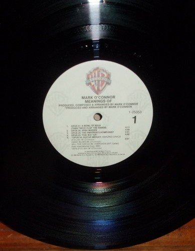 MARK O'CONNOR-Meanings Of-New Age Music-1st Warner Brothers 1986--NM-/NM lp! - Picture 4 of 7