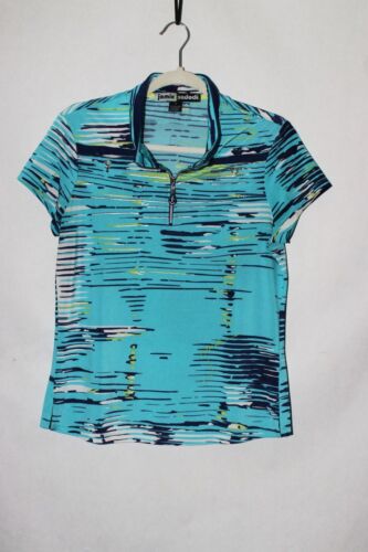 Jamie Sadock Golf Short Sleeve Polo Shirt Top Blue size S - Picture 2 of 5