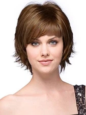 Noriko Sky Synthetic Wig by Rene of Paris - Toasted Brown*