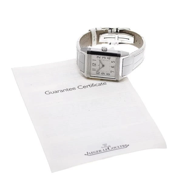Jaeger LeCoultre — Jaeger-LeCoultre Reverso Squadrante Classic Q7068420 31mm SS Watch #C12388