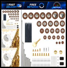 Alto Saxophone Repair Kit,118 Pcs Alto Saxophone Repair Parts Replacement Tools