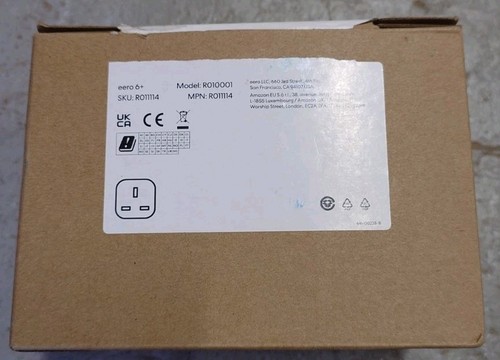 Eero 6 + Plus Dual-band Mesh Wi-Fi 6 Router Smart Home Hub R010001 - Afbeelding 2 van 2