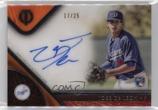 2017 Topps Tribute Tribute Auto Orange 17/25 Jose De Leon #TA-JDL Auto 0i5i