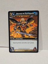 Hannah The Unstoppable World Of Warcraft TCG Heroes Of Azeroth Regular Common