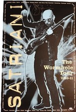 Joe Satriani Signed The Wormhole Tour 2010-2011 Poster PSA