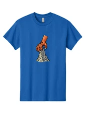 Claw-Grasping-Rock Mens Graphic Tee, 100% Cotton, Casual Summer Wear