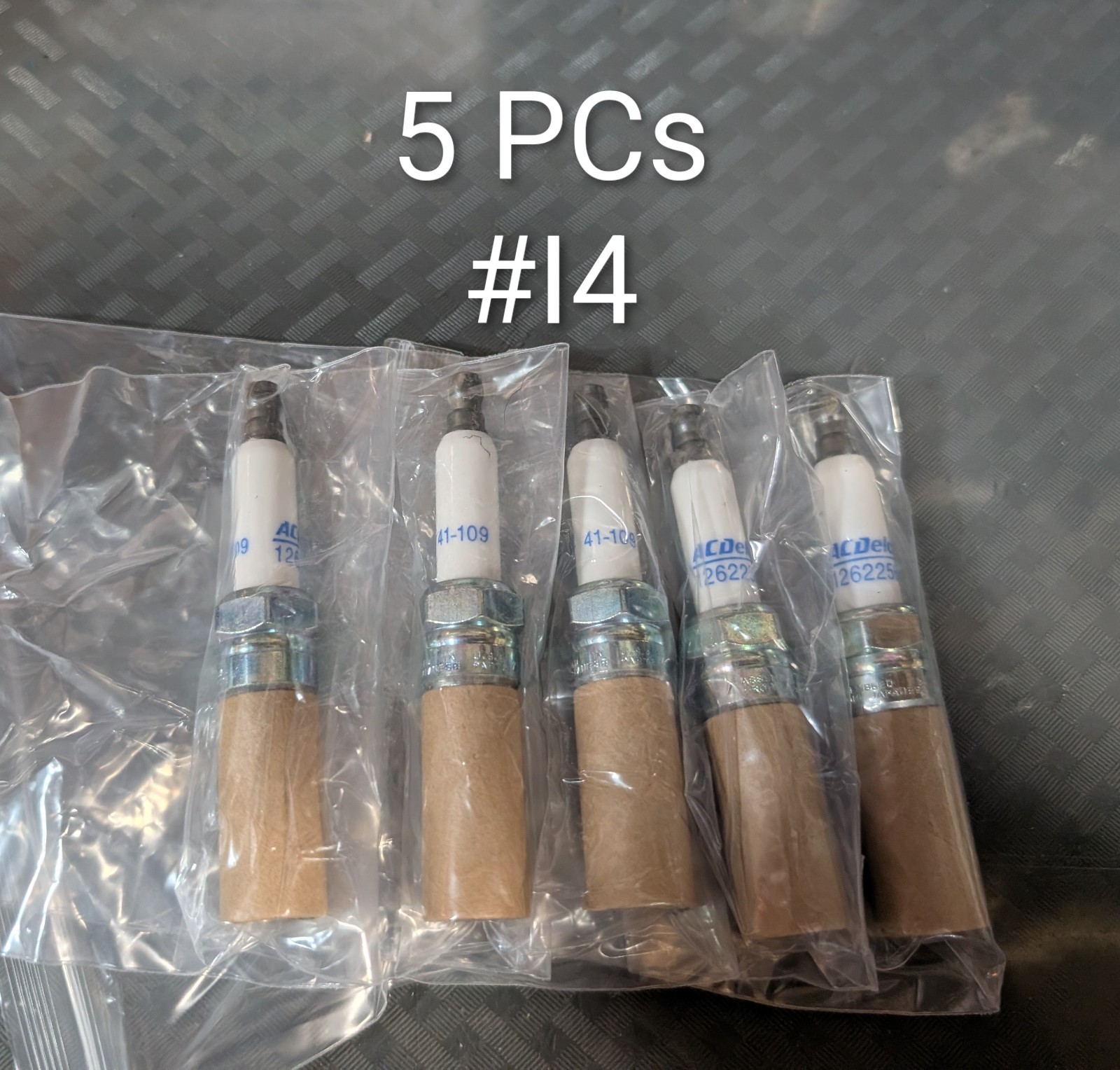 5x ACDelco Iridium 41-109 Spark Plugs 10-17 Buick Allure Cadillac CTS GMC Canyon