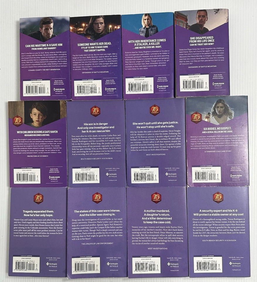 Harlequin Intrigue Lot Of 12 Romance Suspense Paperback - Image 2 of 4