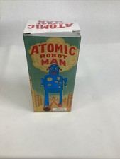 SCHYLLING ATOMIC ROBOT MAN Tin Wind-Up Vintage Collectible
