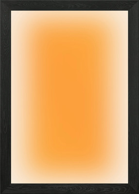 Orange Farbverlauf Hintergrund gerahmt Wandbild Poster Leinwanddruck Bild