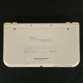 Nintendo New 3DS XL LL Console RED-001 Pearl White Tested Works Japan 8696 UG