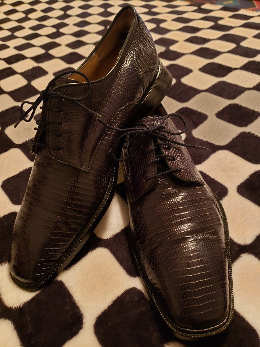Belvedere Genuine Lizardskin ? Men Dress Shoes Sz 8.5-M | eBay display picture 1