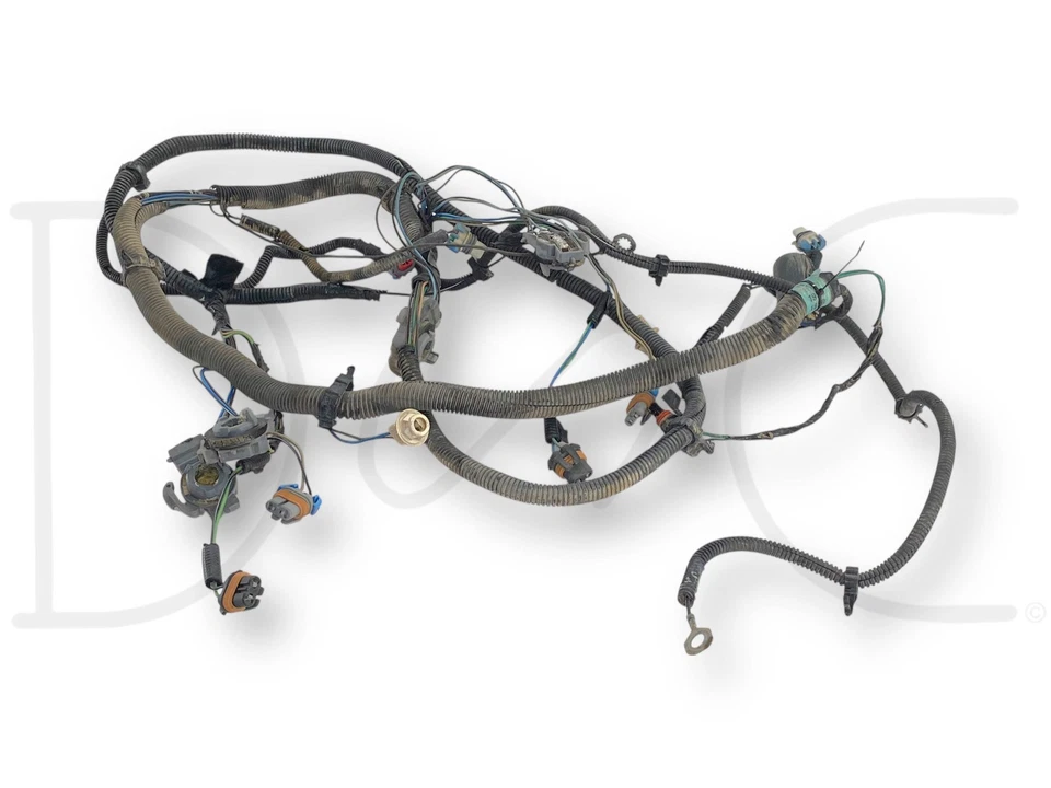95-97 Chevy GMC C/K 1500 2500 3500 Front Body Headlight Wiring Harness OE - Image 2 of 4