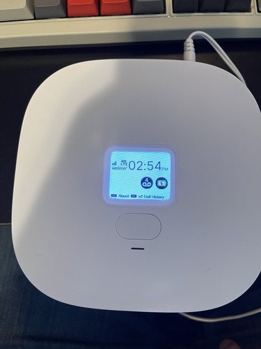 Verizon Model LVP2 Connect Wireless Home Phone Receiver Base W/Cords - Zdjęcie 7 z 8