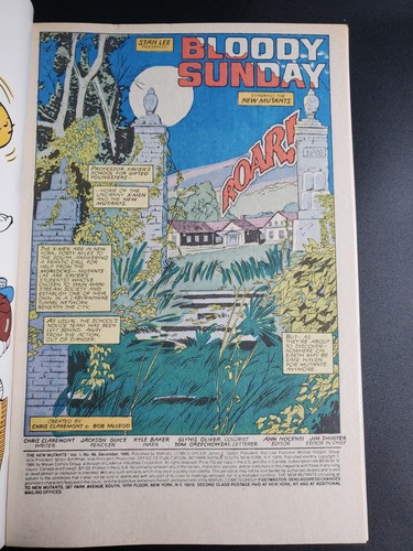 THE NEW MUTANTS #46 MARVEL COMICS 1986 in pristine high grade condition - Picture 6 of 7