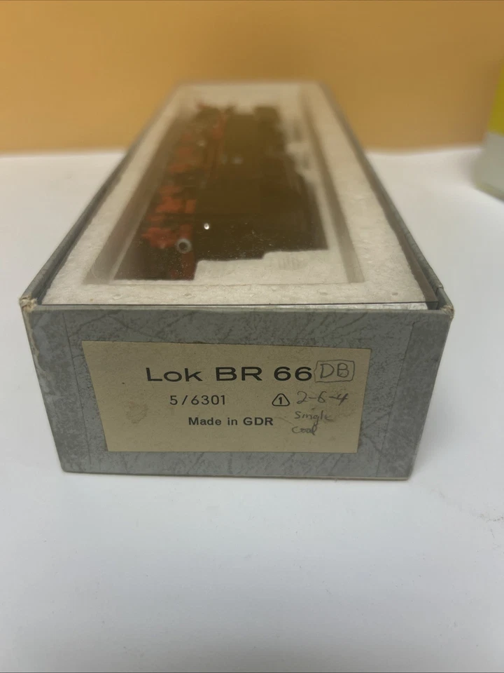 USED  PIKO BR 66 HO 2-6-4 LOCOMOTIVE  5/6301 New - Image 2 of 2