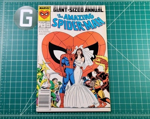 Amazing Spider-Man Annual #21 (1987) Newsstand Wedding Issue Marvel Romita FN/VF