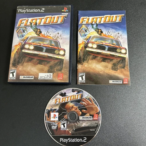 FlatOut (Sony PlayStation 2, 2005) Complete CIB