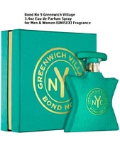 Bond No 9 Greenwich Village 3.3 oz Eau de Parfum EDP Spray UNISEX, NEW, SEALED