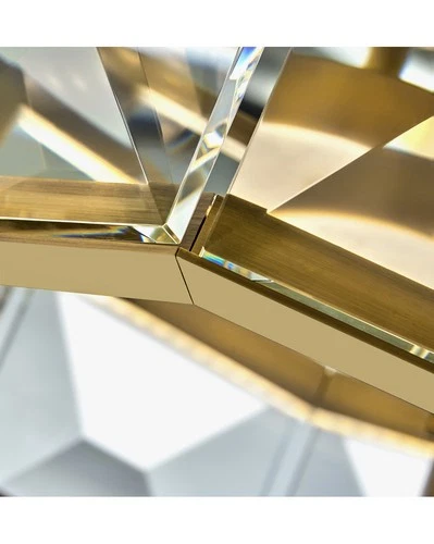 Fredrick Ramond FR30103 Jolie 20"W LED Crystal Pendant - Brass - Picture 3 of 3