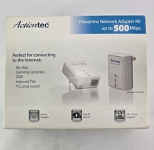 Actiontec Powerline Network Adapter Kit 500 Mbps PWR511K01 Used