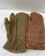 Original Soviet Winter Mittens Gloves USSR Surplus Cold War Soviet Union